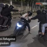 Aksi Heroik Ojol Gagalkan Aksi Begal di Jalan Banyuresmi Garut