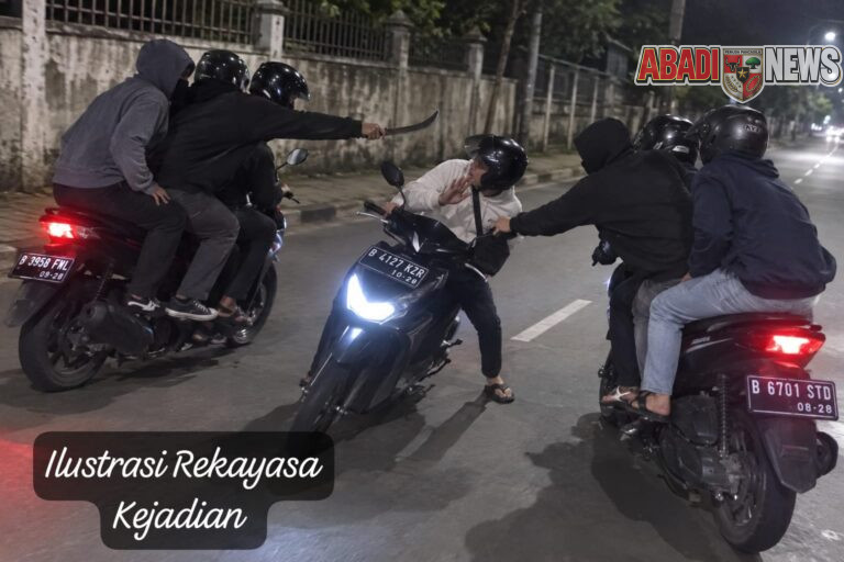 Aksi Heroik Ojol Gagalkan Aksi Begal di Jalan Banyuresmi Garut