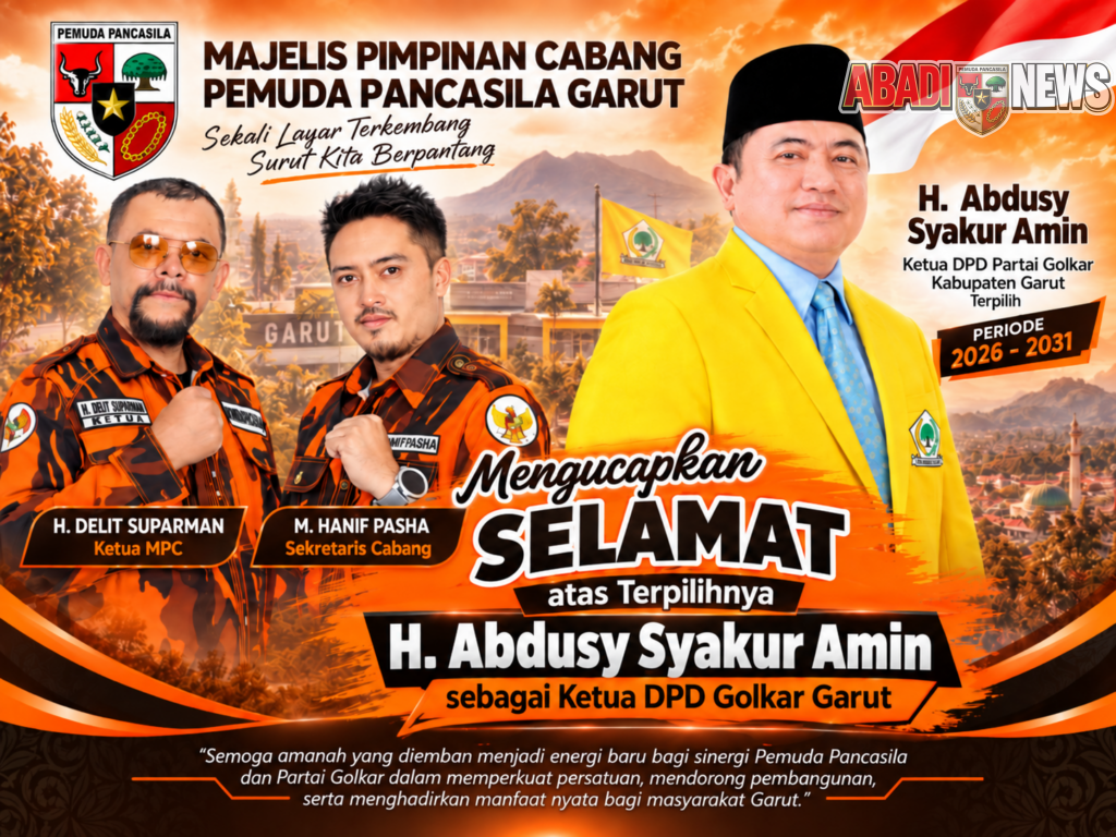 H. Abdusy Syakur Amin Pimpin Golkar Garut, H. Delit Suparman Ajak Pengurus Perkuat Persatuan